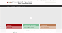 Desktop Screenshot of jamesmartin-associates.com